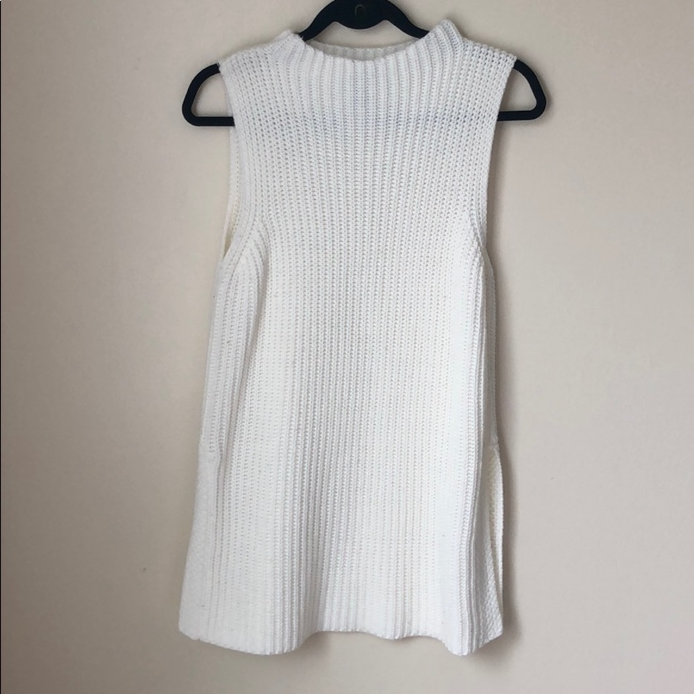 Cream Sweater Tank